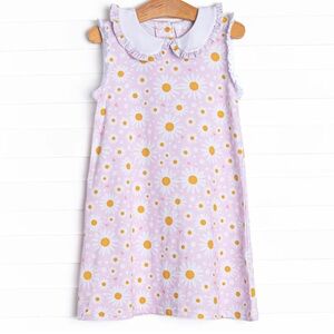 Dotted with Daisies Dress, Pink